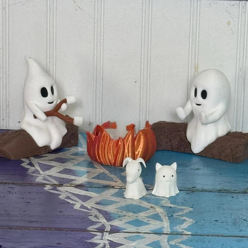 Flickering Ghost Campfire