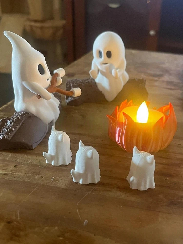 Flickering Ghost Campfire