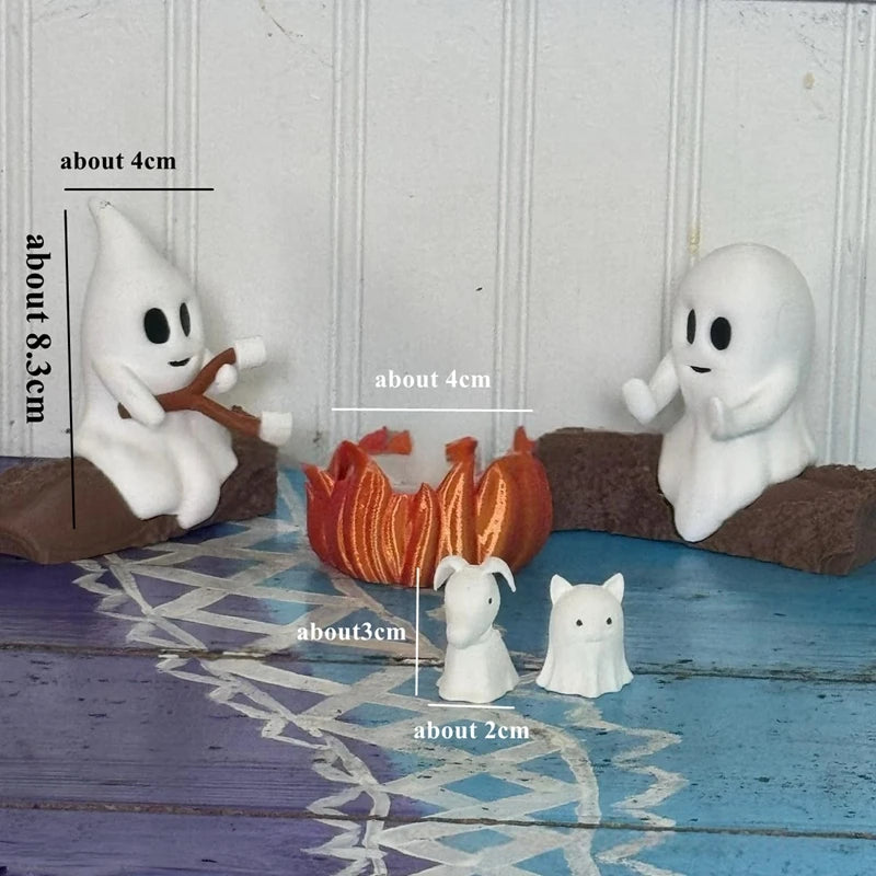Flickering Ghost Campfire