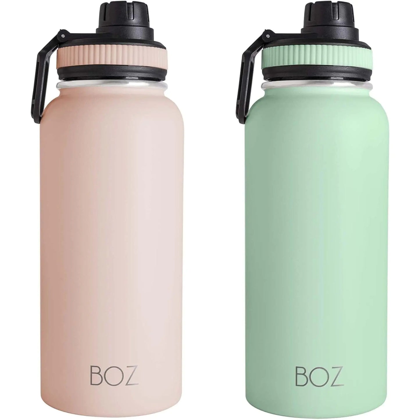BOZ 32 Oz Twin-Pack Insulated Water Bottles