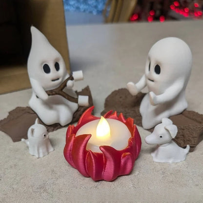 Flickering Ghost Campfire