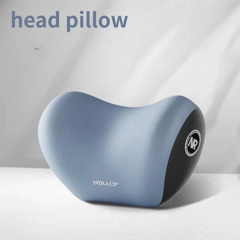 Car Memory Foam Neck Pillow Protection Lumbar Backrest Cushion Lumbar Cushion Car Headrest Cushion