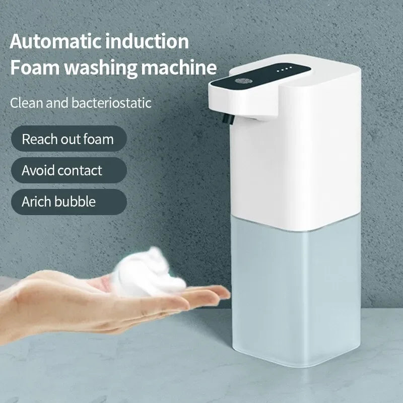 Automatic Soap Dispenser USB Rechargeable Foaming Touchless Hand Free Portable Foam Liquid Soap Dispenser For Bathroom Kitchen