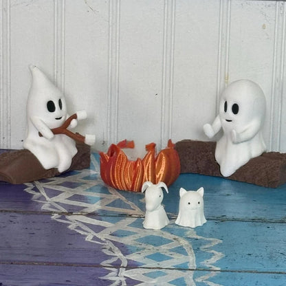 Flickering Ghost Campfire