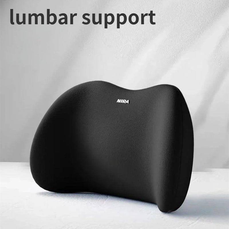 Car Memory Foam Neck Pillow Protection Lumbar Backrest Cushion Lumbar Cushion Car Headrest Cushion
