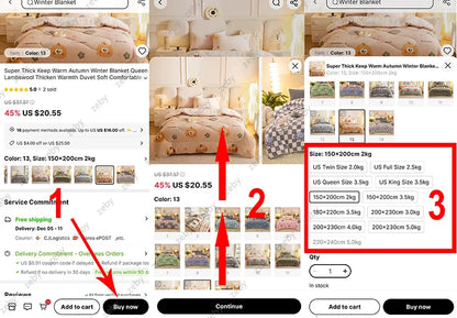 Weighted Winter Blanket