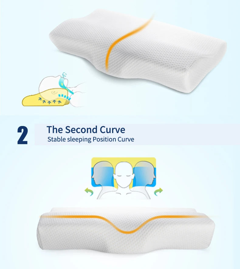 Memory Foam Bed Orthopedic Pillow