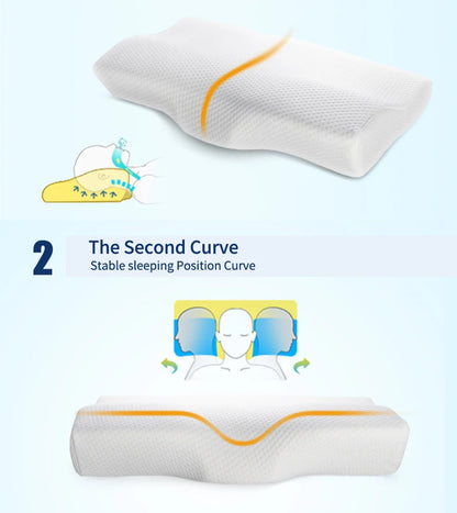 Memory Foam Bed Orthopedic Pillow
