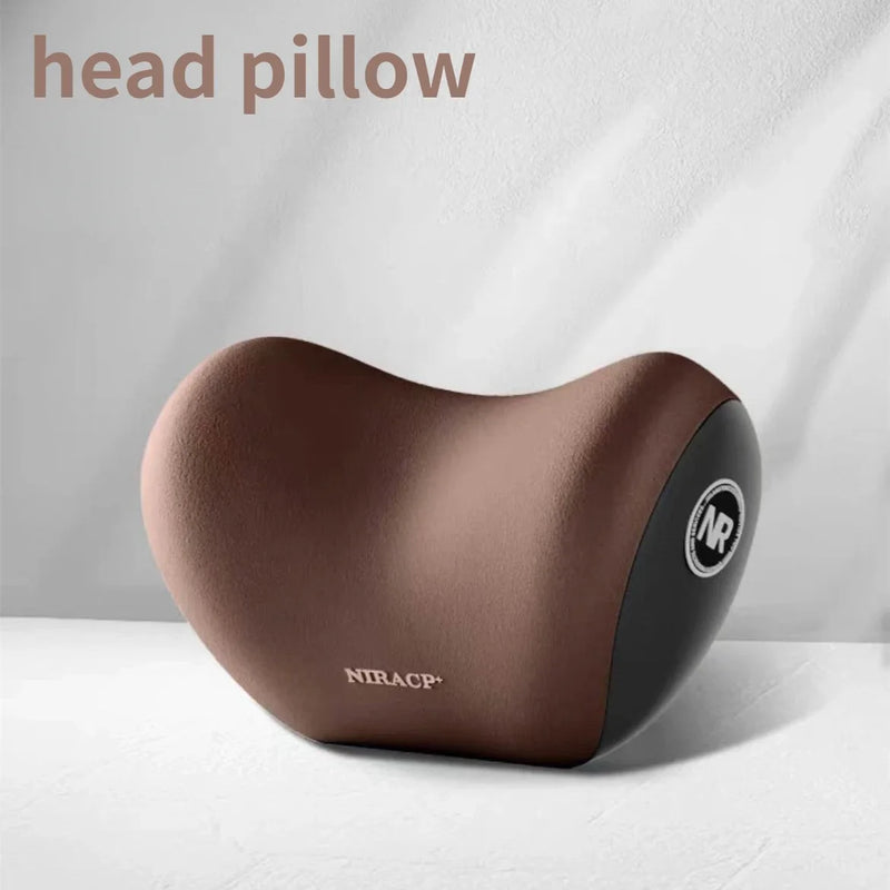 Car Memory Foam Neck Pillow Protection Lumbar Backrest Cushion Lumbar Cushion Car Headrest Cushion