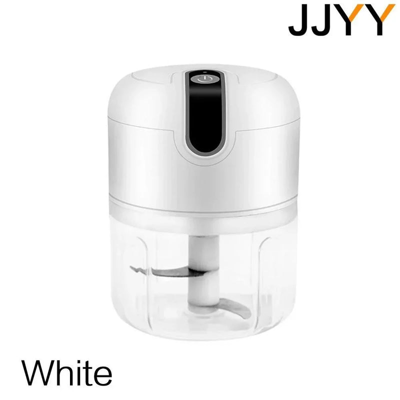 Smart Electric Garlic Chopper 250ml Wireless Mini Masher Press for Chopping Slicing Onion Ginger Veggies Spices