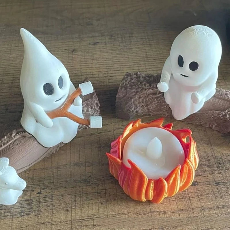 Flickering Ghost Campfire